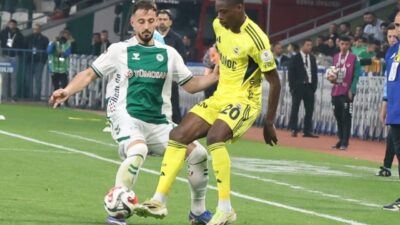 Trendyol Süper Lig’in 33. haftasında Konyaspor, sahasında Fenerbahçe’ye 3-0 mağlup