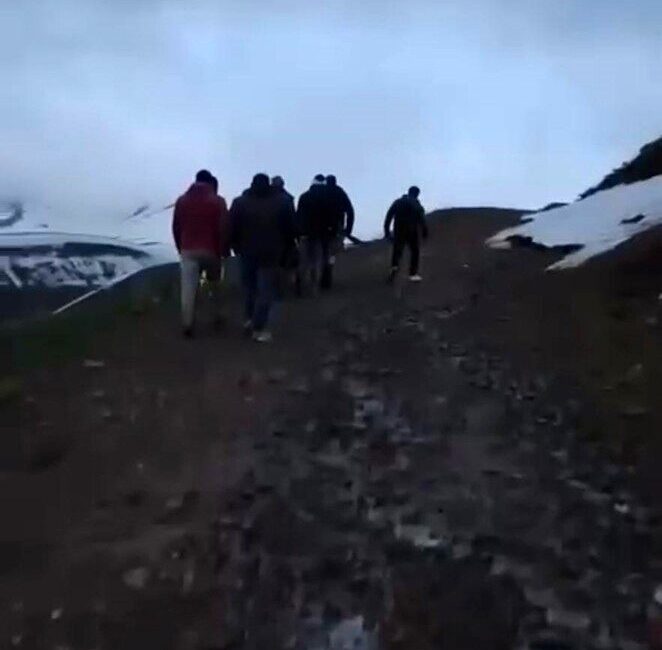 Tunceli’nin Pülümür ilçesinde mantar toplamak için çıktığı dağlık alanda ayağını
