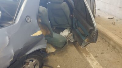 Malatya’nın Hekimhan ilçesinde sürücüsünün kontrolünden çıkan Fiat Tofaş marka otomobilin