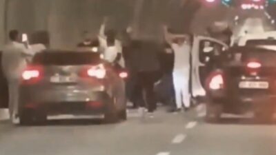 Gaziantep’te tünelde kutlama yapan düğün konvoyundaki 7 araca toplam 1