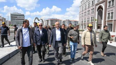 Malatya Büyükşehir Belediye Başkanı Sami Er, Turgut Temelli Caddesi’nin Kurban
