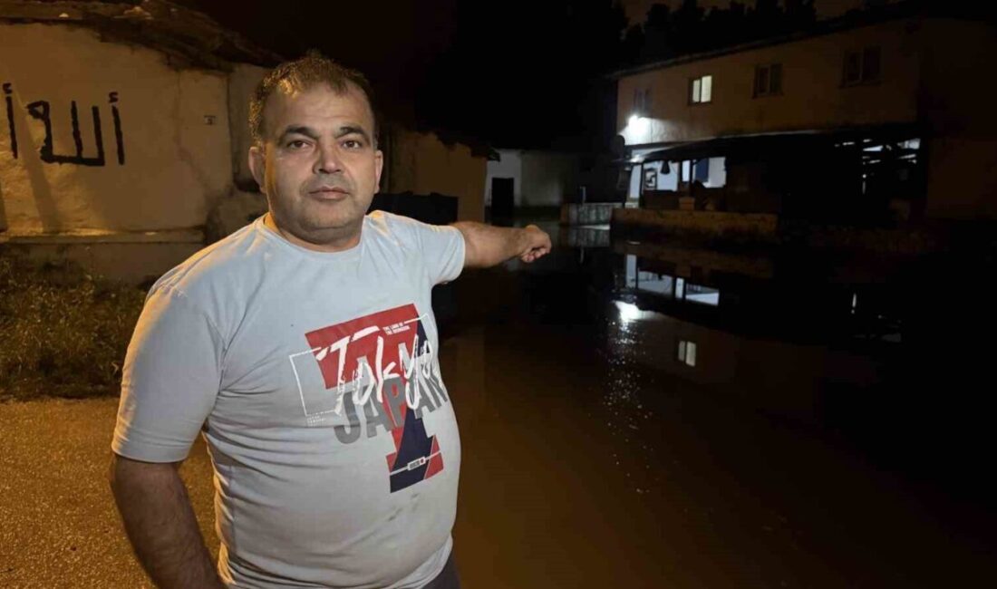 Tokat’ın Turhal ilçesinde etkili olan yoğun yağışlar nedeniyle bazı mahallelerde