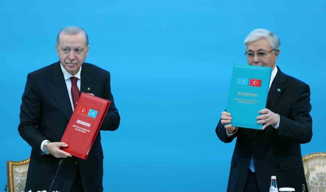 Cumhurbaşkanı Recep Tayyip Erdoğan’ın Astana ziyareti çerçevesinde Türkiye ile Kazakistan