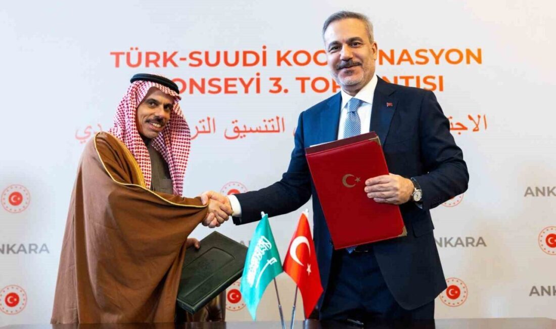 Dışişleri Bakanı Hakan Fidan ile Suudi Arabistan Dışişleri Bakanı Prens