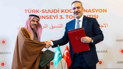 Dışişleri Bakanı Hakan Fidan ile Suudi Arabistan Dışişleri Bakanı Prens