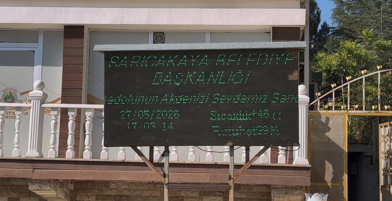 Geçmişte Türkiye’nin en sıcak yeri seçilen Eskişehir’in Sarıcakaya ilçesinde Kurban