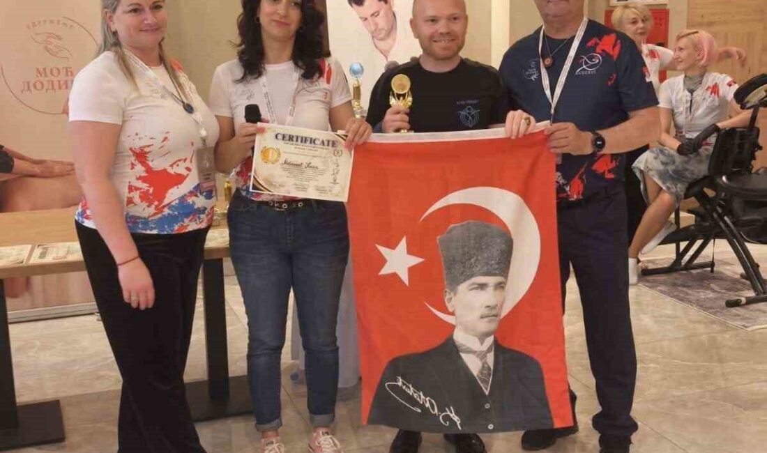 Sırbistan’da düzenlenen 4. Uluslararası Masaj Şampiyonası’na katılan profesyonel masaj terapisti