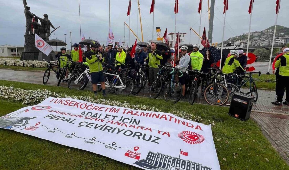 Üniversite İdari Personel Sendikası (ÜNİPERSEN), yükseköğretim tazminatına ilişkin Samsun’dan Ankara’ya