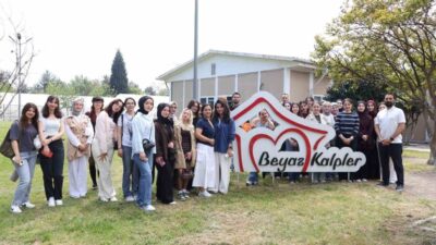 Kocaeli’de üniversite öğrencileri, Beyaz Kalpler Eğitim ve Gelişim Merkezi’nde işlenen