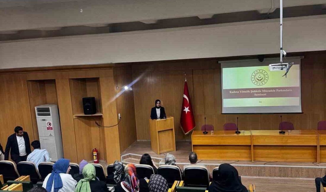 Elazığ’da Fırat Üniversitesi öğrencilerine yönelik ’Kadına Yönelik Şiddetle Mücadele’ eğitimi