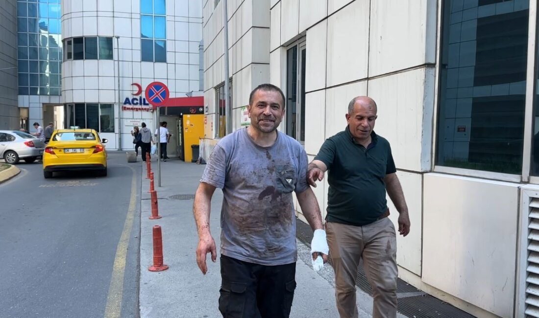 İstanbul’da kurban kesimi sırasında acemi kasap kendini yaraladı. Üstü başı