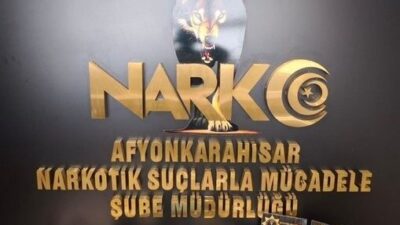 Afyonkarahisar’da torbacı diye adlandırılan uyuşturucu satıcılarına yönelik polis tarafından yapılan