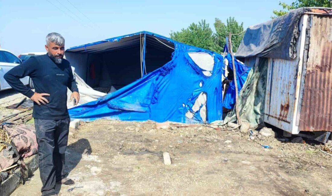 Adana’da elektrik kablolarından çıktığı öne sürülen yangında 3 konteyner ile