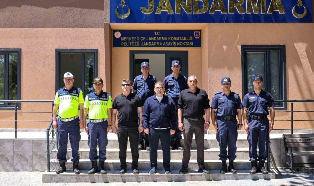 Bilecik Valisi Faik Oktay Sözer, Kurban Bayramı’nda görev başındaki jandarma