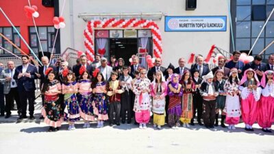Eskişehir’de kamu kaynaklarıyla yapımı tamamlanan Nurettin Topçu İlkokulu ve Şehit