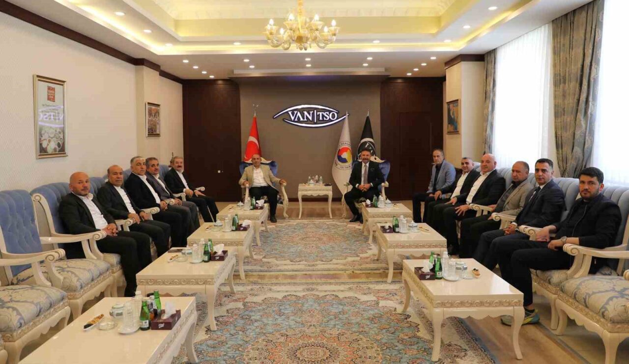 Van TSO Başkanı Necdet Takva ile Bodrum Vanlılar Yardımlaşma ve