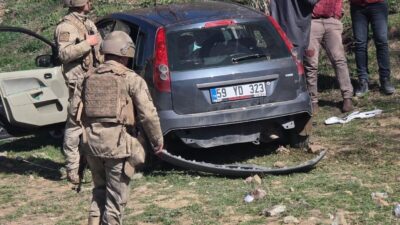 Van’ın Başkale ilçesinde, otomobilin yoldan çıkarak kaza yapması sonucu 1