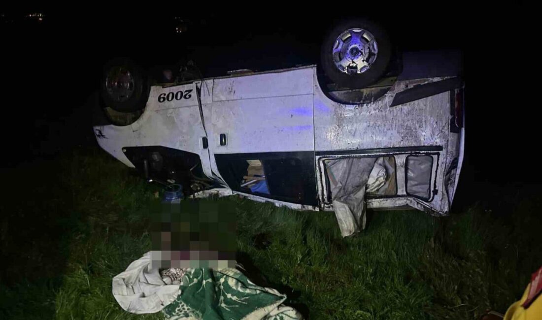 Muş’un Varto ilçesinde kamyonetin takla atması sonucu 1 kişi hayatını