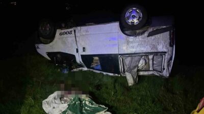 Muş’un Varto ilçesinde kamyonetin takla atması sonucu 1 kişi hayatını