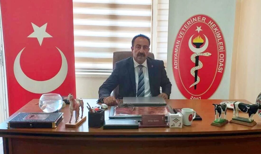 Adıyaman Veteriner Hekimleri Odası Başkanı Orhan Öztürk, Kurban Bayramı öncesi