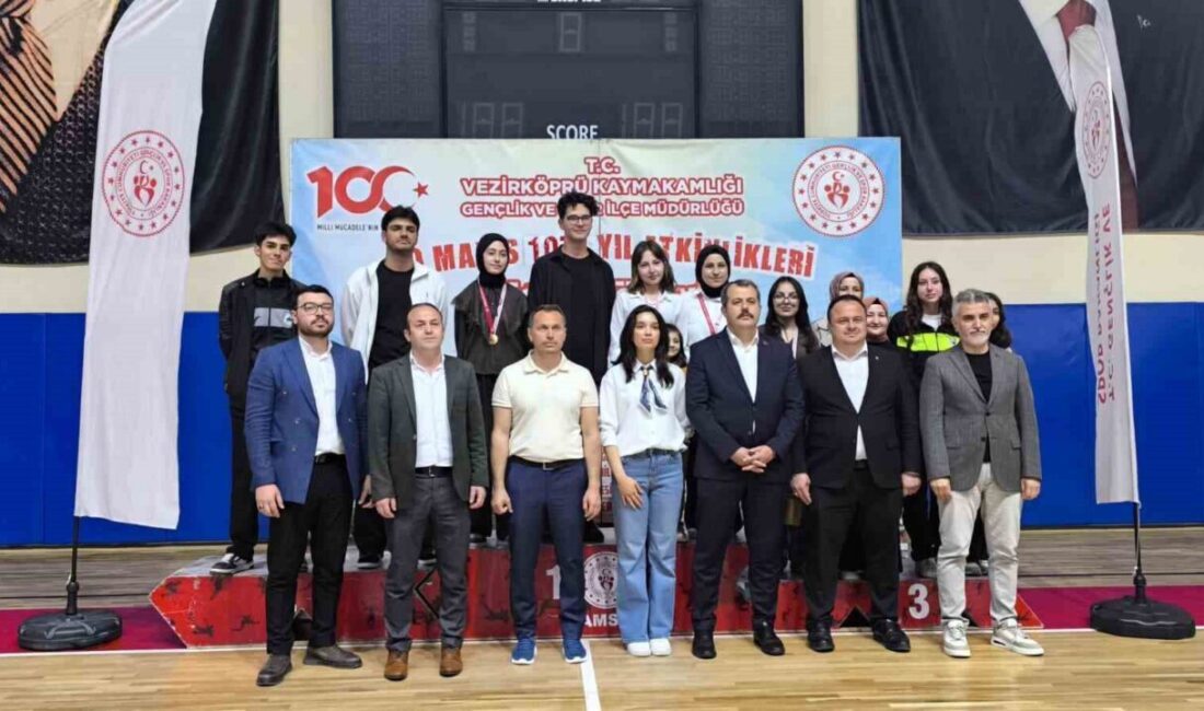 Samsun’un Vezirköprü ilçesinde 19 Mayıs Atatürk’ü Anma, Gençlik ve Spor