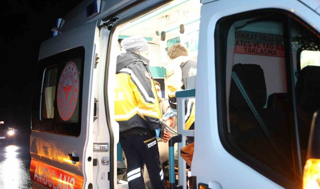 Nevşehir’de yağış nedeniyle meydana gelen trafik kazasında 1 kişi yaralanırken,