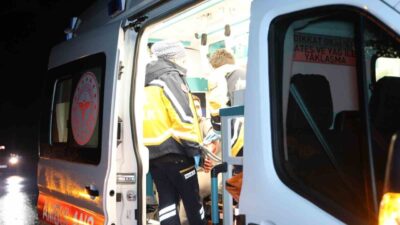 Nevşehir’de yağış nedeniyle meydana gelen trafik kazasında 1 kişi yaralanırken,