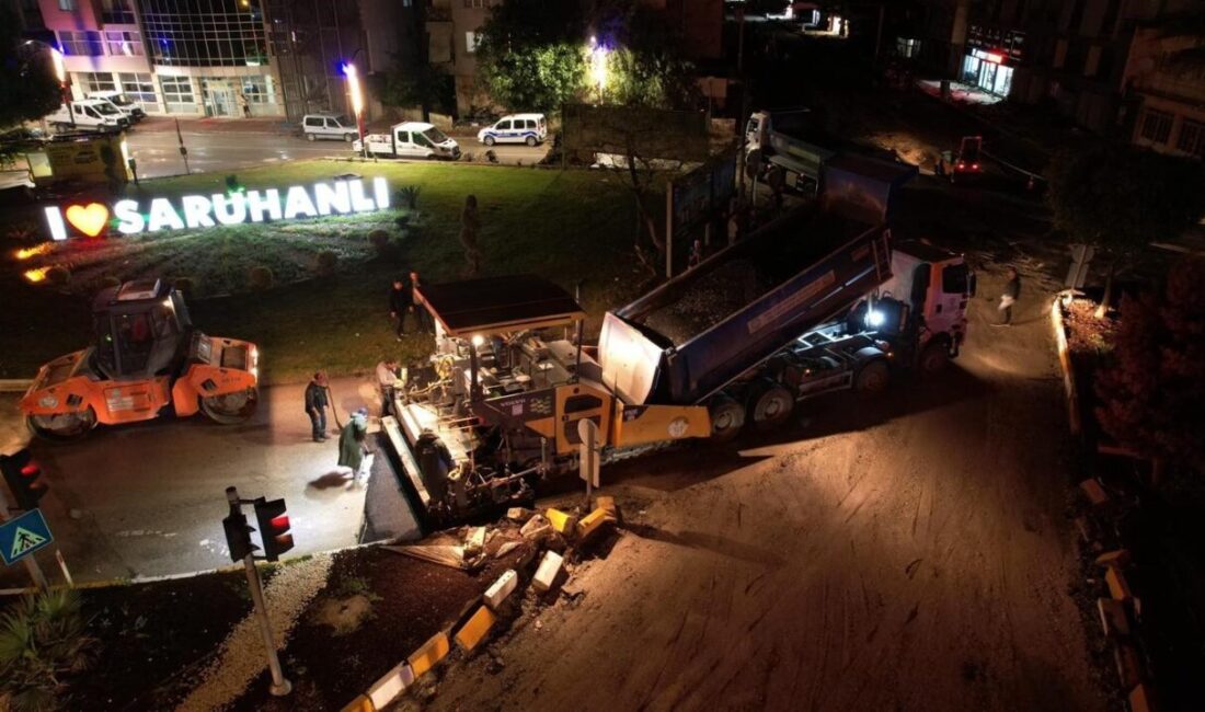 Manisa Büyükşehir Belediyesi ve MASKİ Genel Müdürlüğü’nün Saruhanlı’da yürüttüğü altyapı