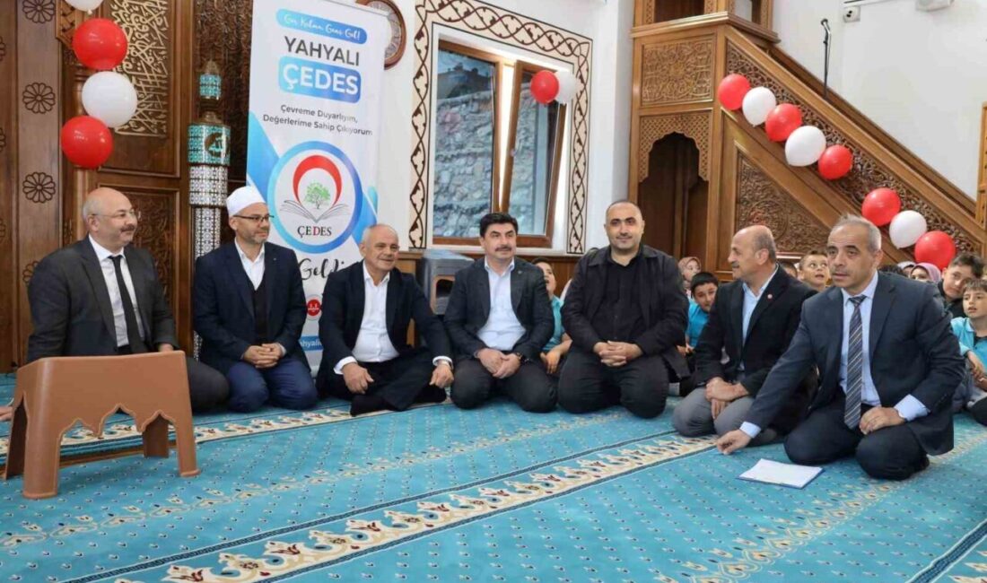 Yahyalı’da Çevreme Duyarlıyım, Değerlerime Sahip Çıkıyorum (ÇEDES) Projesi kapsamında düzenlenen