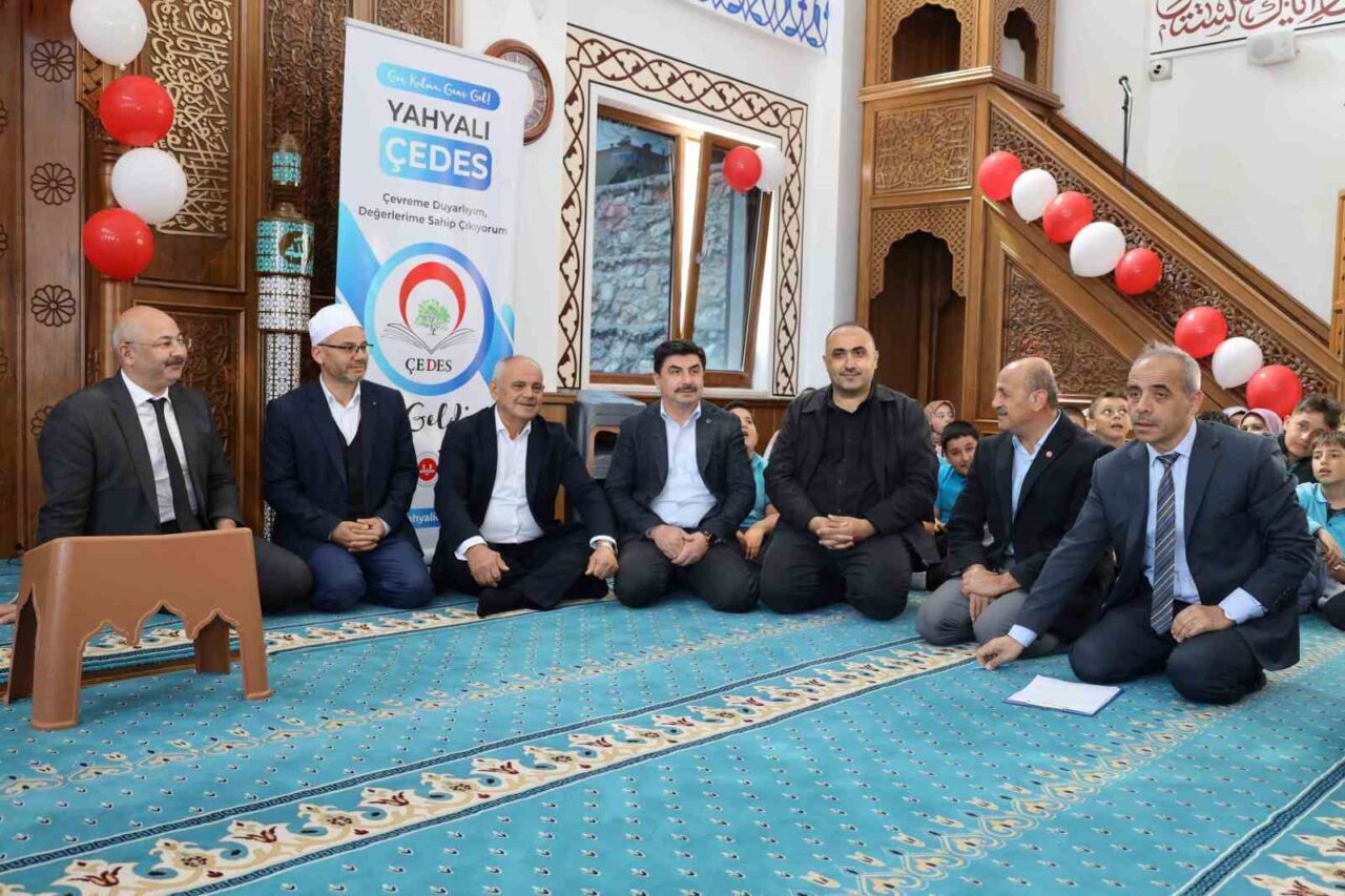 Yahyalı’da Çevreme Duyarlıyım, Değerlerime Sahip Çıkıyorum (ÇEDES) Projesi kapsamında düzenlenen