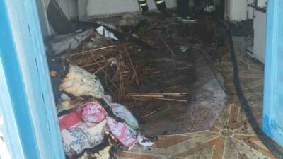 Şanlıurfa’nın Birecik ilçesinde elektrik kontağından çıktığı iddia edilen yangında bir