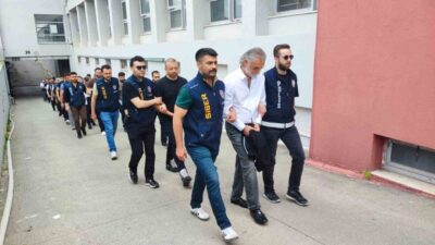 Adana merkezli 21 ilde yapılan ’Suç işlemek amacıyla örgüt kurma’,