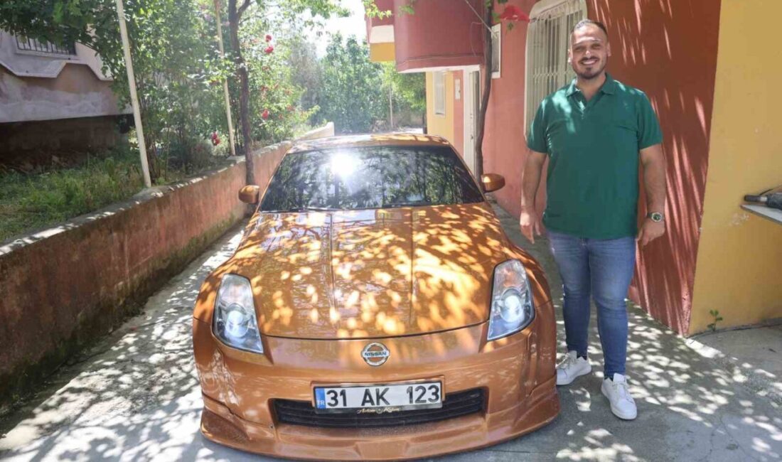 Hatay’da 3 buçuk milyon TL’ye satın aldığı lüks aracıyla drift