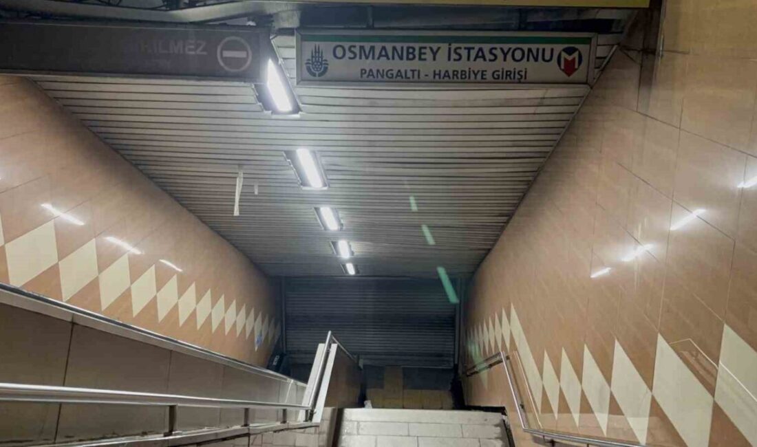 Yenikapı-Hacıosman Metro hattının Osmanbey İstasyonu’nda raylara atlayan bir kişi hayatını