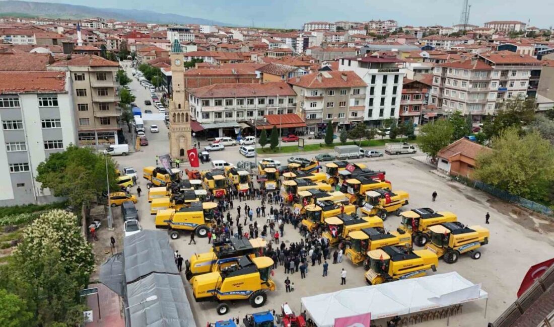 Yozgat’ın Yerköy ilçesinde hasat sezonunun başlamasıyla birlikte Yerköy Belediyesi tarafından