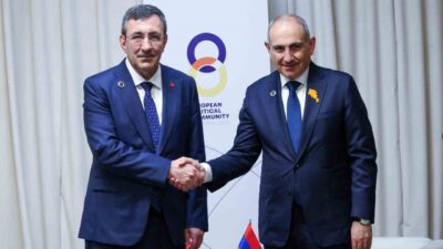 Cumhurbaşkanı Yardımcısı Cevdet Yılmaz, Erivan’da düzenlenen Avrupa Siyasi Topluluğu 8.