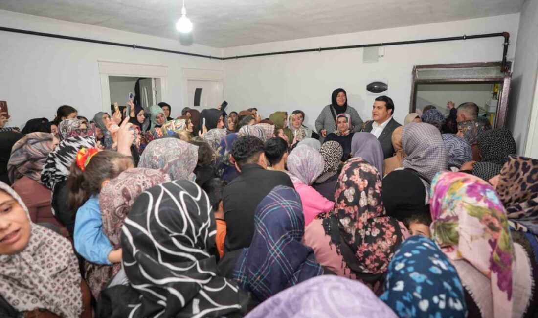 Şehitkamil Belediye Başkanı Umut Yılmaz, Şirinevler Mahallesi’nde kadınlarla bir araya