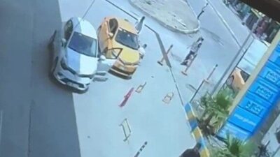 Adana’da yol verme tartışmasında önü kesilen taksici, kimliği belirsiz bir