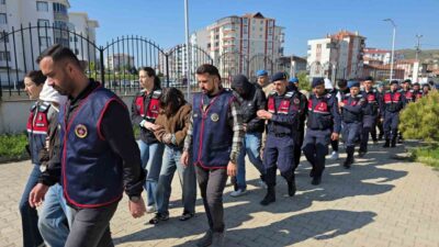 Yozgat merkezli 9 ilde düzenlenen dolandırıcılık operasyonunda 14 kişi gözaltına