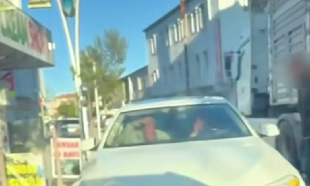 Yozgat’ta bir başka sürücüyü takip edip, tehdit eden sürücüye 180
