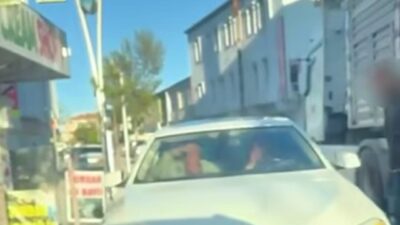 Yozgat’ta bir başka sürücüyü takip edip, tehdit eden sürücüye 180