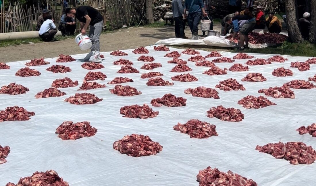 Hakkari’nin Yüksekova ilçesinin Doski bölgesinde yaklaşık bir asırdır sürdürülen toplu