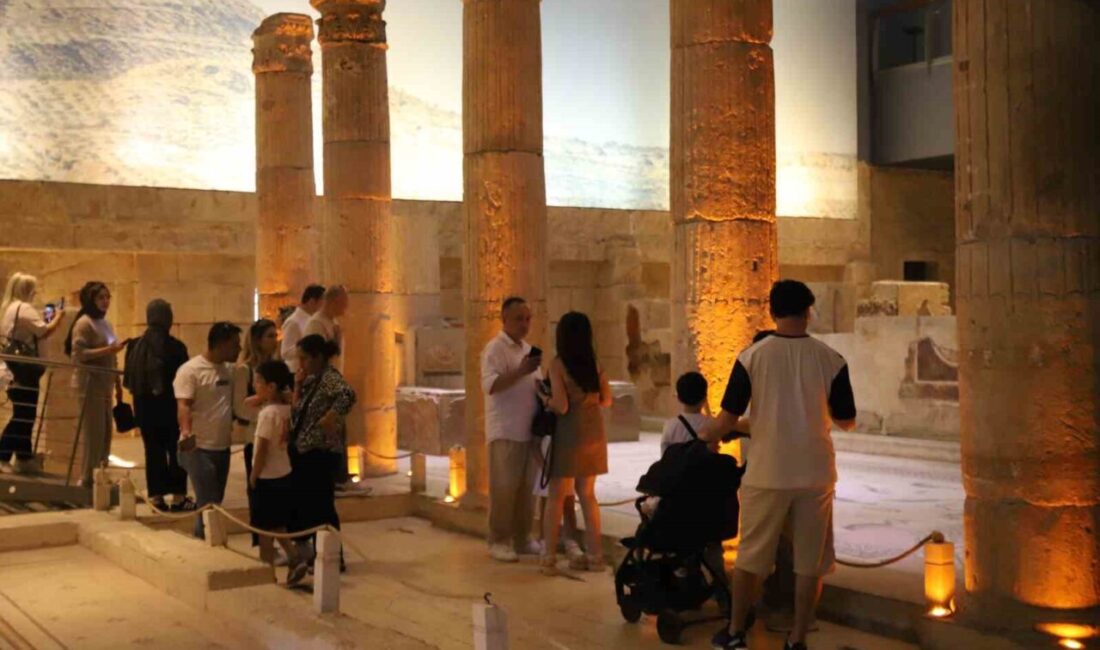 Gaziantep’teki Zeugma Mozaik Müzesi Kurban Bayramı tatilinin 6’ncı gününde yaklaşık
