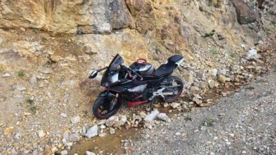 Gümüşhane’nin Zigana Dağı mevkiinde meydana gelen motosiklet kazasında 1 kişi