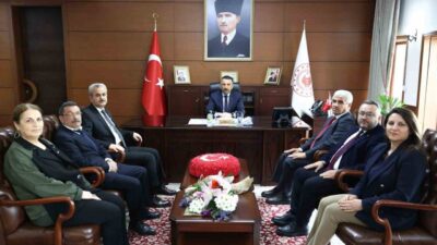 Zonguldak Valisi Osman Hacıbektaşoğlu, Sosyal Güvenlik Kurumu İl Müdürü İhsan