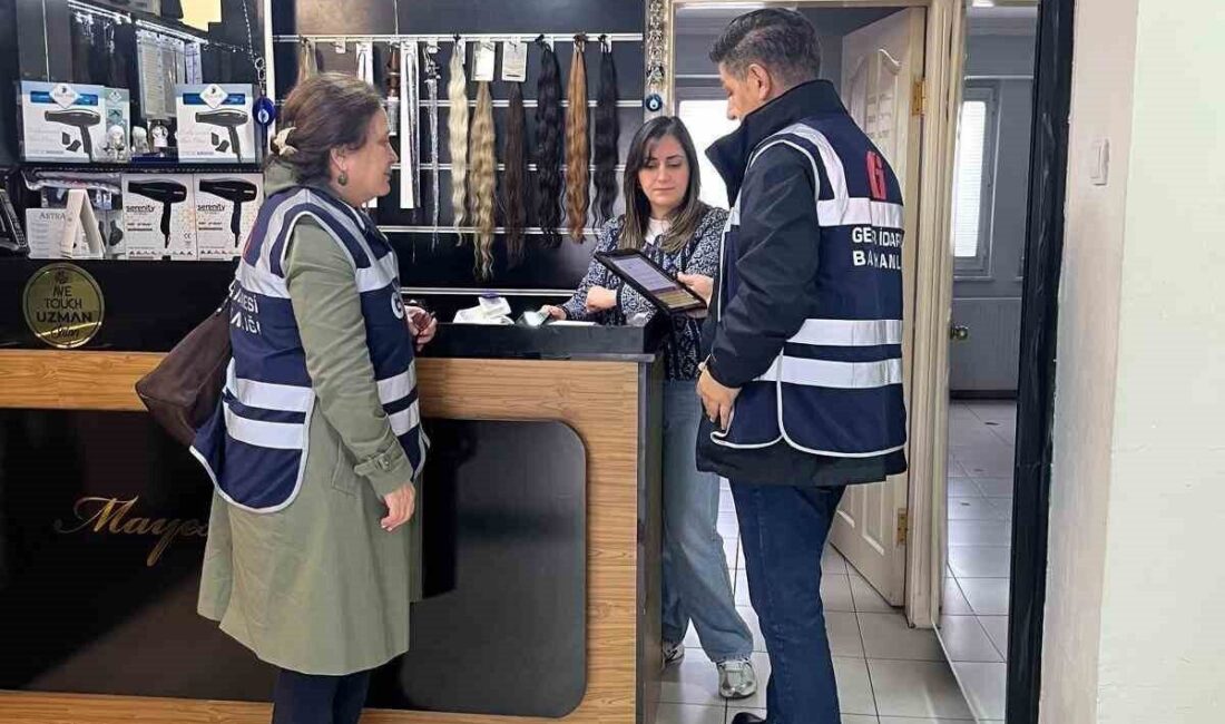 Zonguldak Defterdarlığı Denetim Ekipleri, hafta sonu il genelindeki kuaför ve