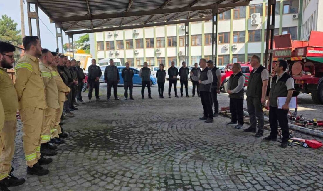 Zonguldak Orman Bölge Müdürlüğü tarafından orman yangınlarına karşı hazırlık kapsamında