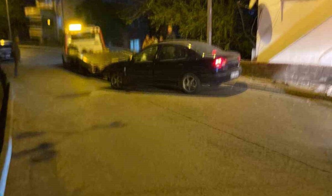 Zonguldak’ın Karadeniz Ereğli ilçesine bağlı Gülüç beldesinde meydana gelen trafik