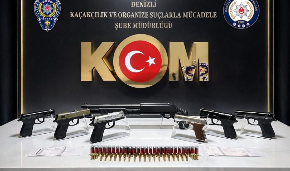 DENİZLİ (İHA) –Denizli’de polis ekiplerinin düzenlediği operasyonda 1 milyon 464
