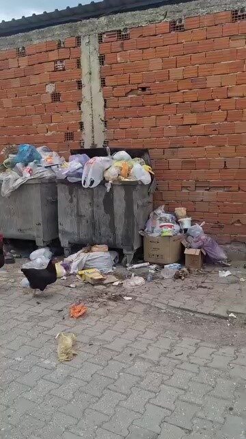 Bursa’nın Mustafakemalpaşa ilçesi Yalıntaş Mahallesi’nde yaklaşık 2 haftadır toplanmadığı iddia